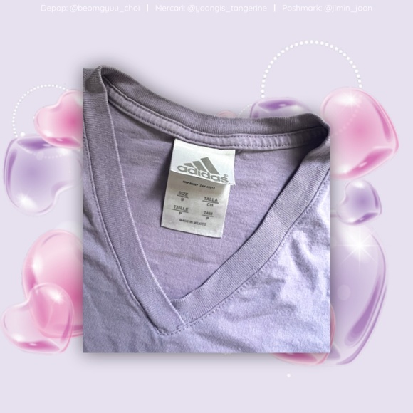 Light purple Adidas shirt - Picture 4 of 5